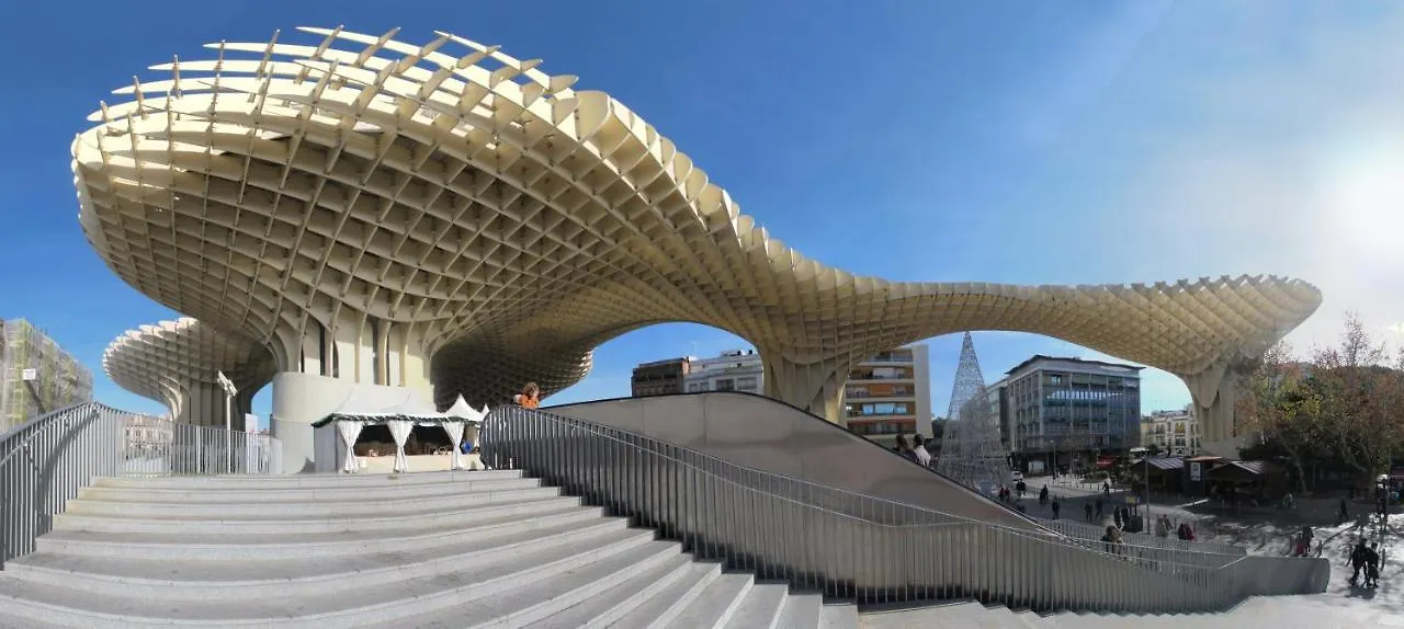Azahar Metropol Parasol, Parking Gratis Para Coches Medianos Sevilha Espanha